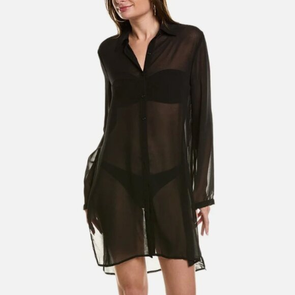 Carmen Marc Valvo Other - Carmen Marc Valvo Women's Cover-Up Shirt - M